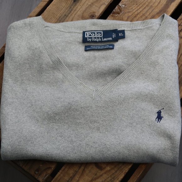 Polo Ralph Lauren Other - Pima Cotton Size XL Pullover V Neck Vest Vintage Polo Ralph Lauren